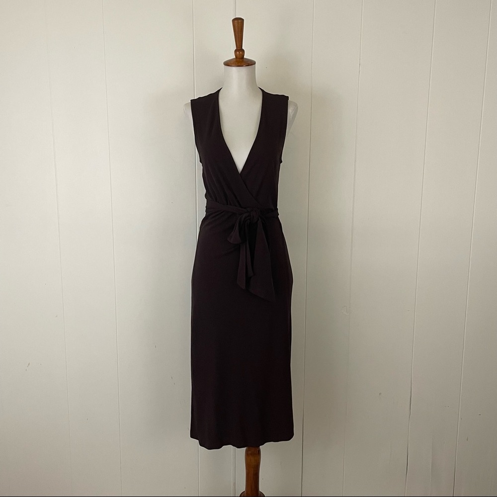 Diane Von Furstenberg Jude Sleeveless Sheath Wrap Dress